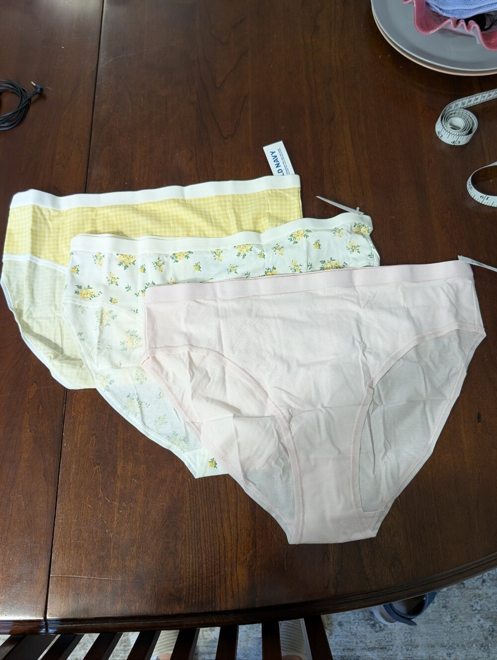 NWT Old Navy High Waisted Everyday Cotton Briefs, 3 Pair, Size XL - Picture 2 of 5